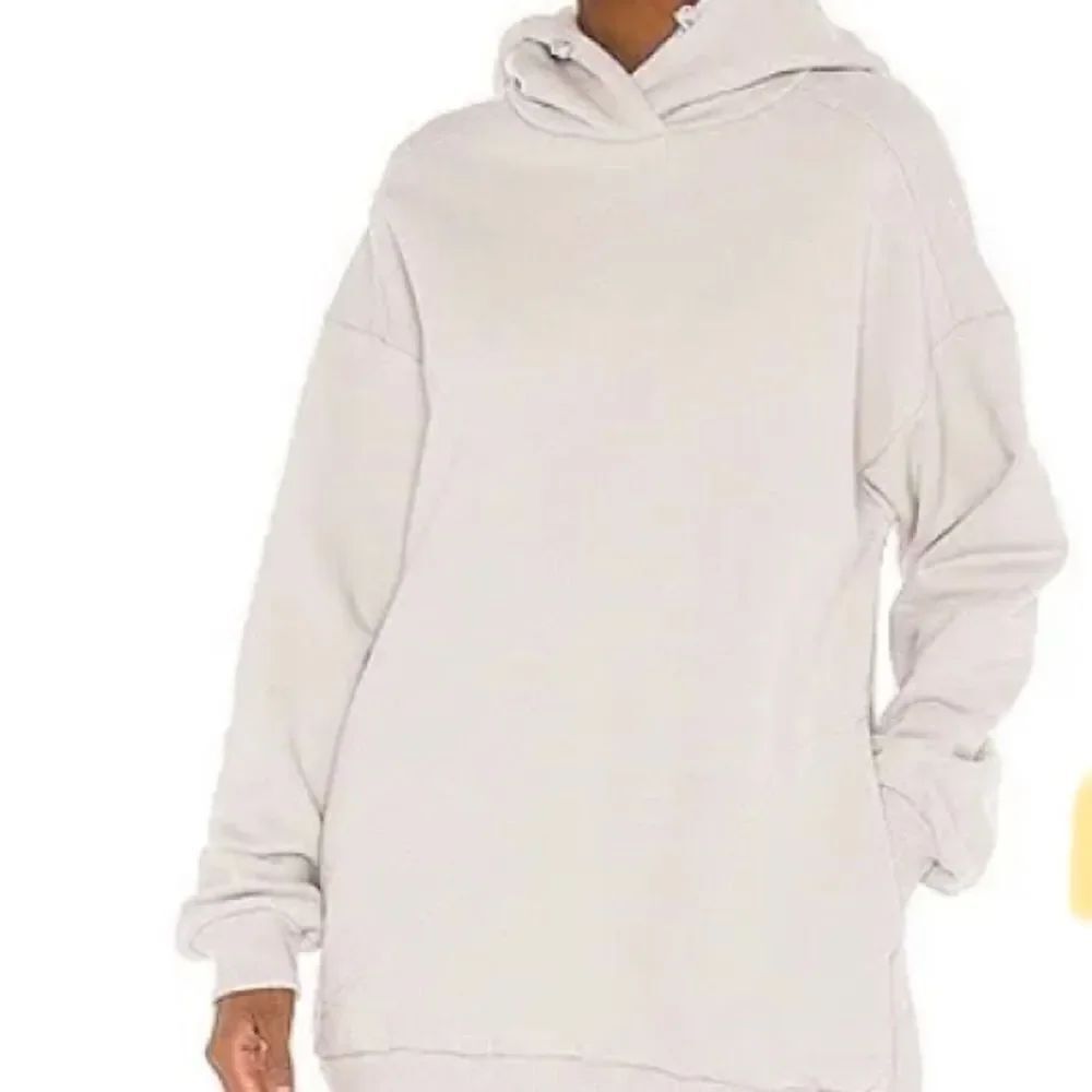 Vimmia x CRK Drawstring Hoodie Sweatshirt Stone Grey Casual Mini Revolve M